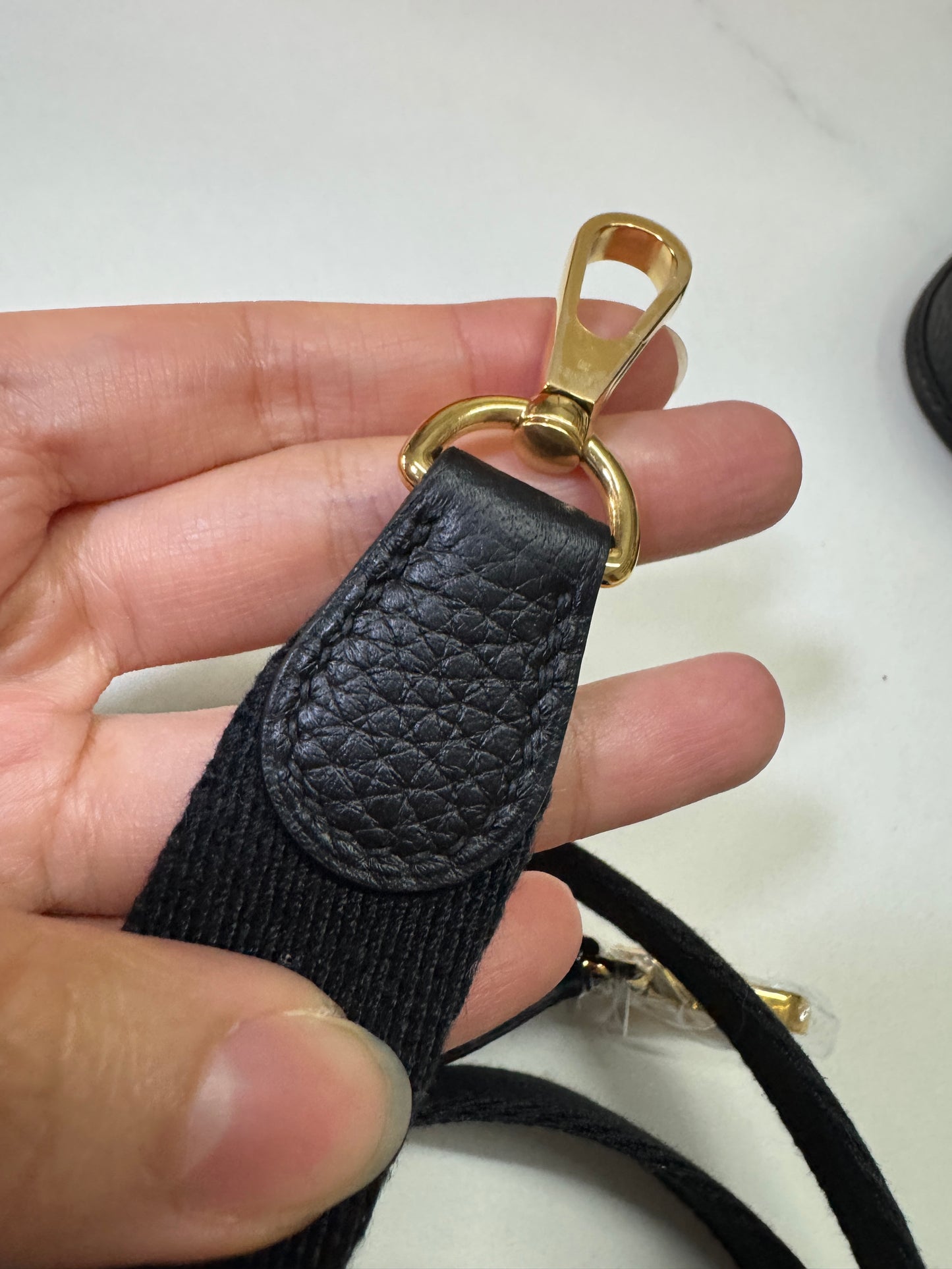 HERMES Mini Evelyn Noir GHW