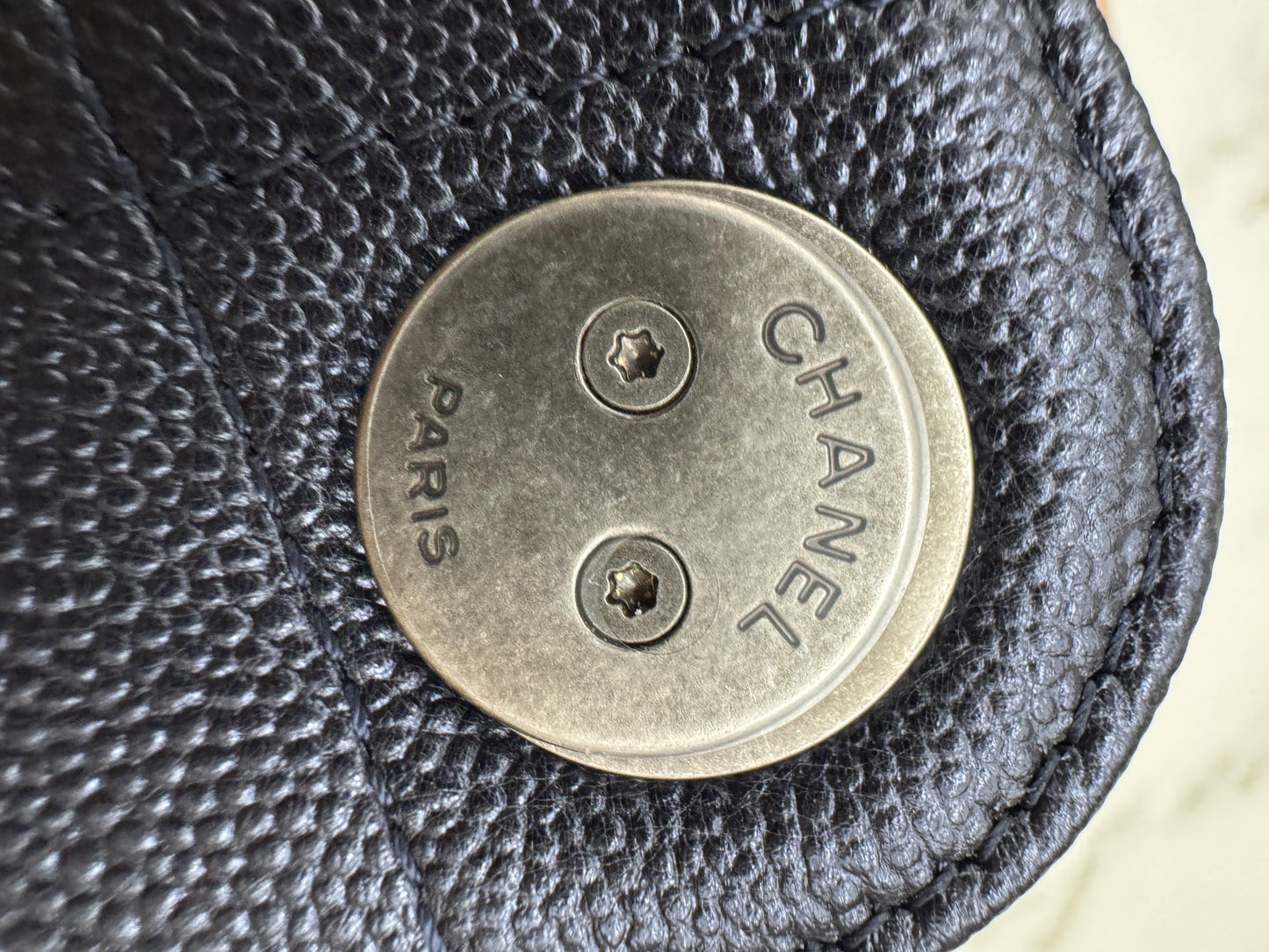 CHANEL Mini 25Bag 珠光深藍