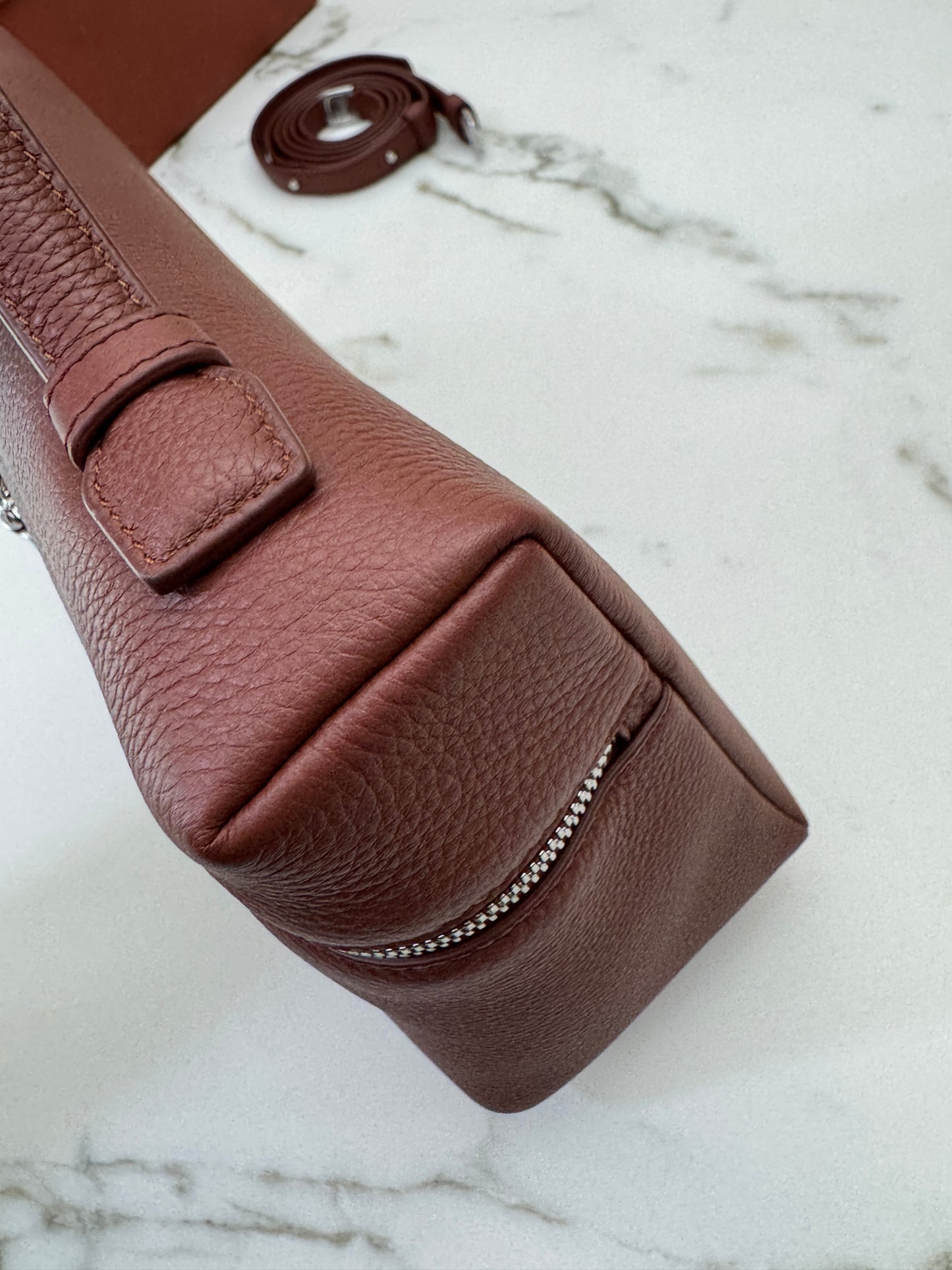 LORO PIANA Extra Pocket 27 Kummel