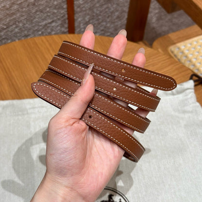 HERMES Halzan 25 金棕色 金扣 Gold TC