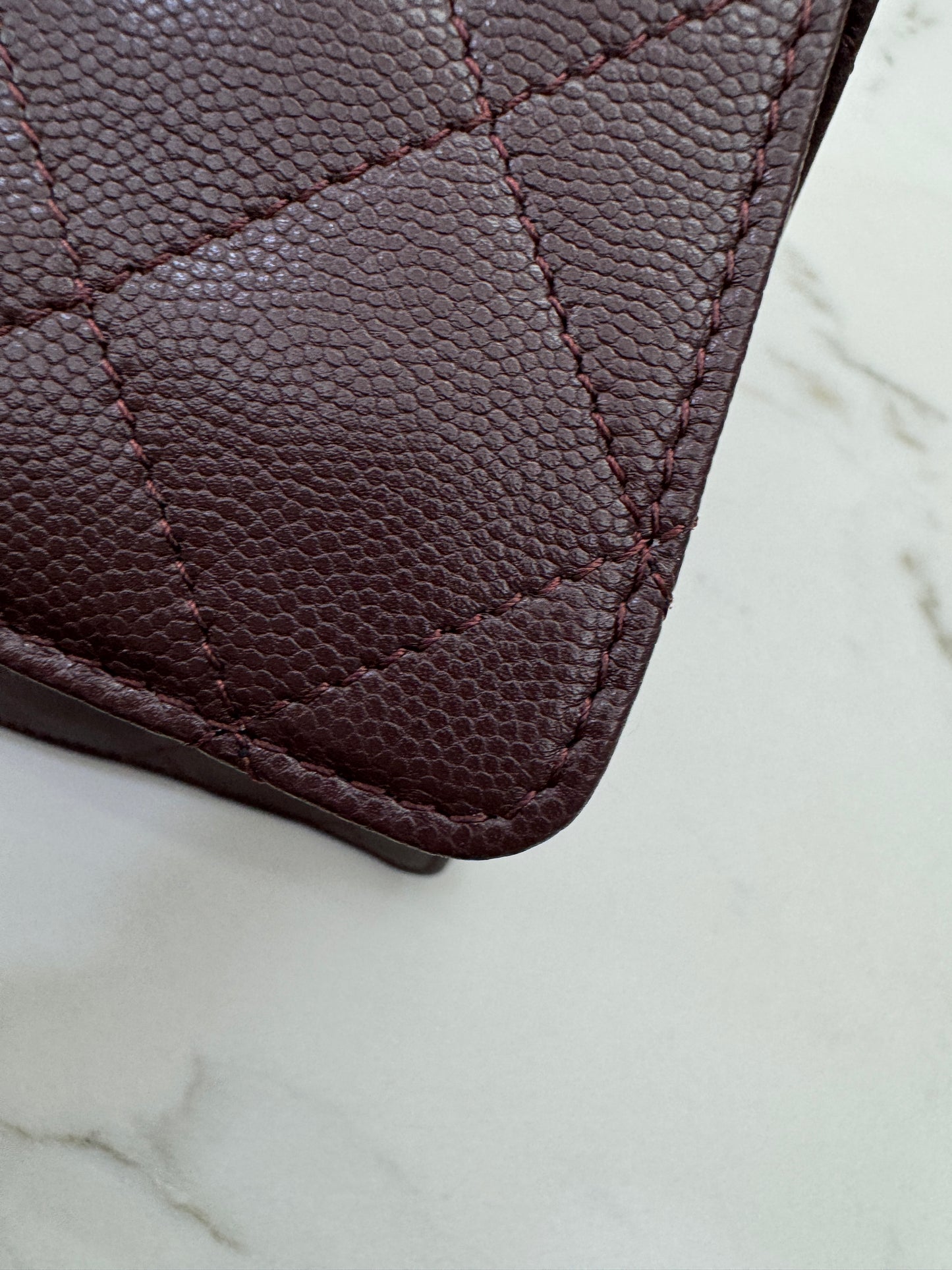 CHANEL 25Bag 荔枝牛皮 Small Chocolate
