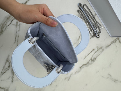 DIOR Mini Lady Dior Shirt Blue