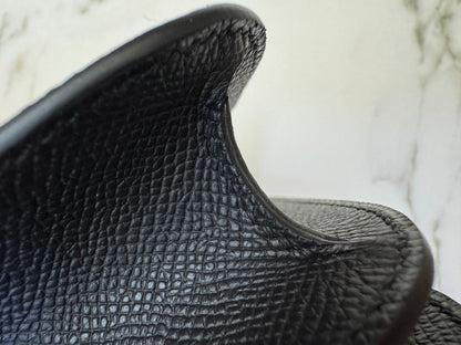 HERMES Mini Constance 新版 附鏡子 黑銀 Epsom PHW