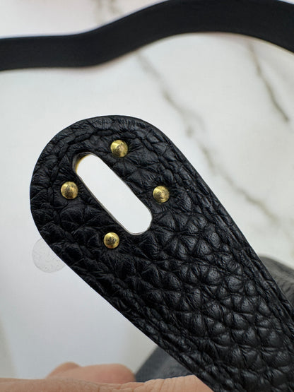 HERMES Mini Lindy II 黑金 Nior TC GHW