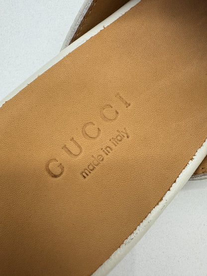 GUCCI 奶白色半拖