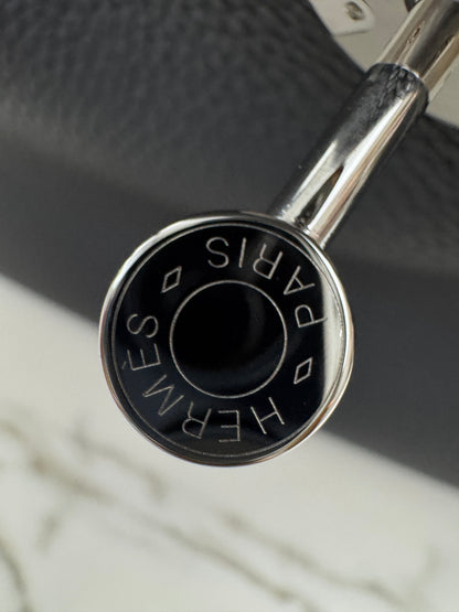 HERMES Lindy 30 石墨灰銀扣 TC 88 Graphite PHW