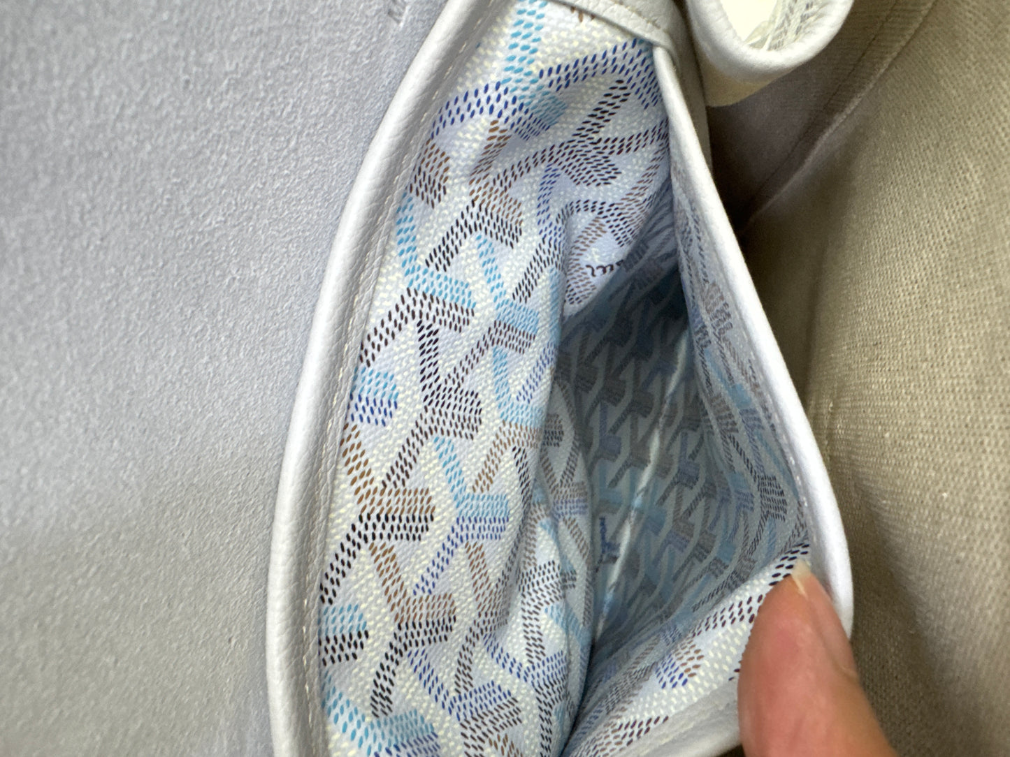 GOYARD 冰川藍 Mini Alpin Backpack Polar Blue