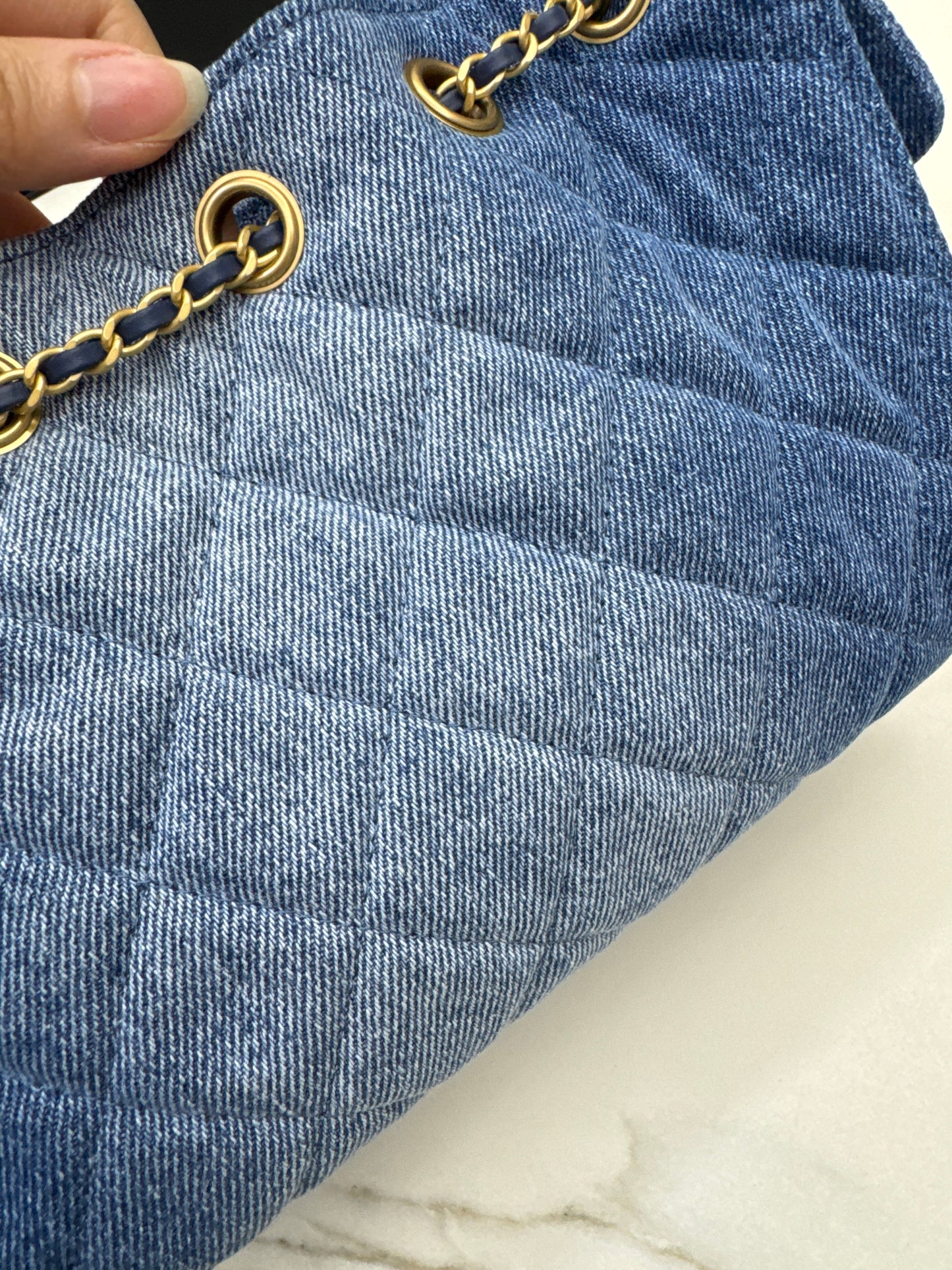 CHANEL Mini 25 Bag 藍牛仔