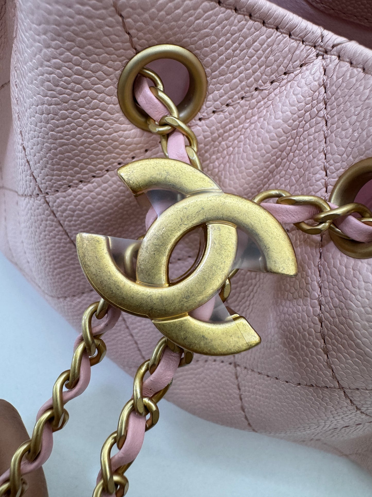 CHANEL Mini 25Bag 26P櫻花粉