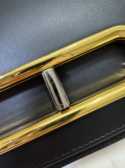 DELVAUX Lingot Shinny Calfskin