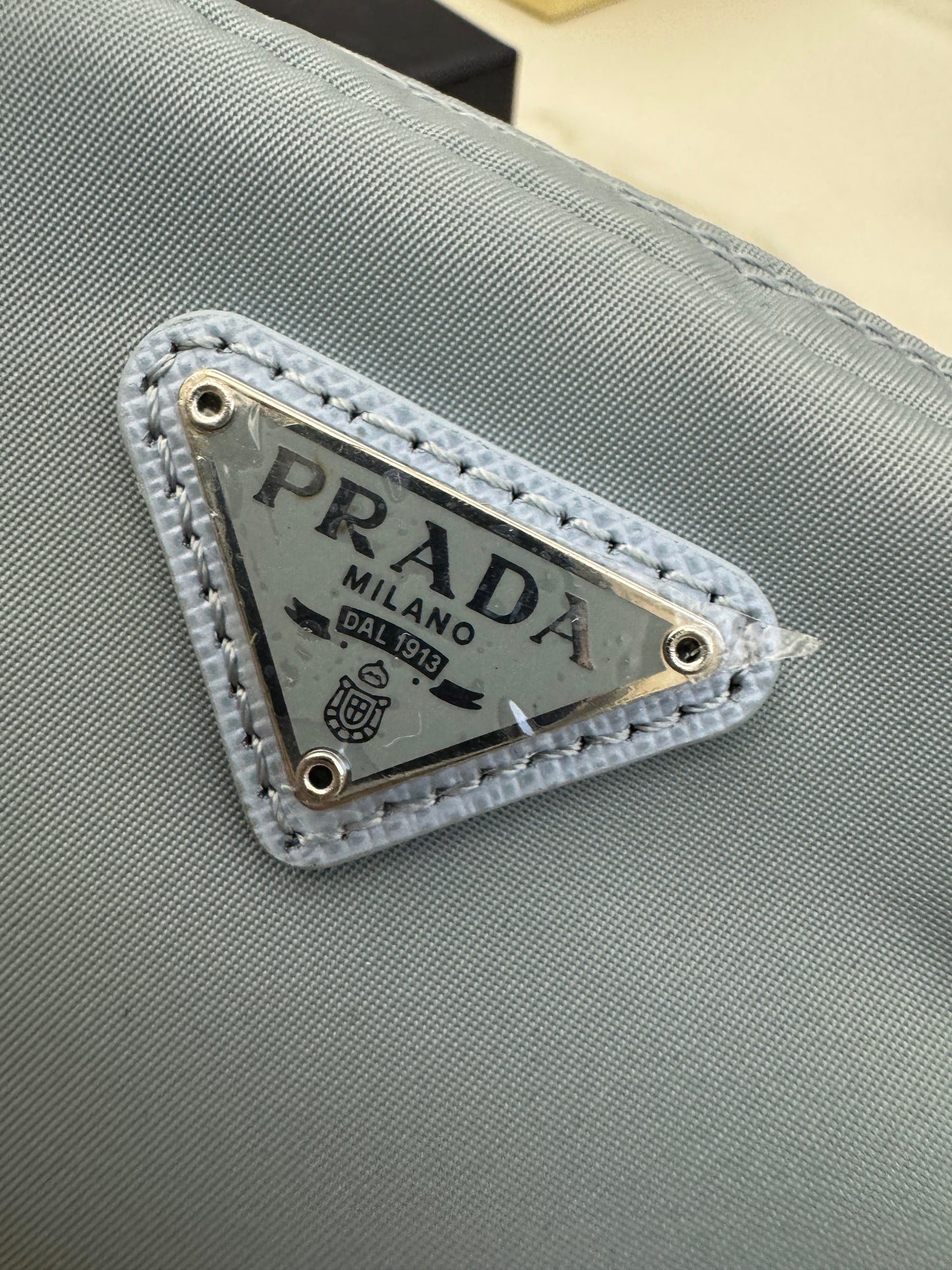 PRADA Re-nylon Necessaire 粉藍色 代工廠原單渠道貨