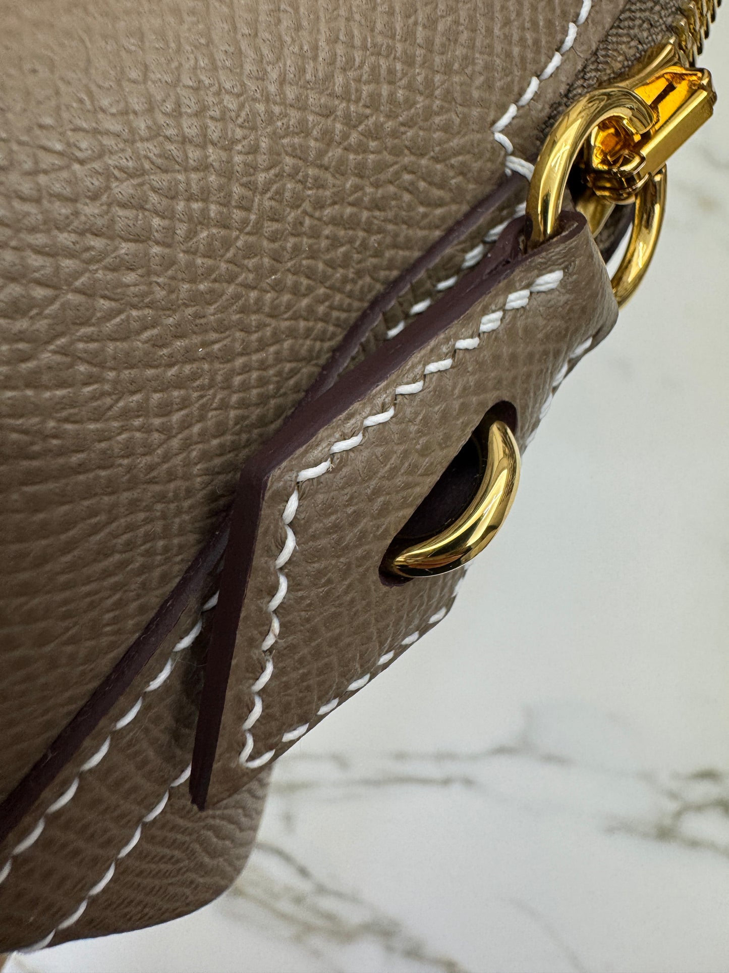 HERMES Bolide 25 大象灰金扣 Epsom Etoupe GHW