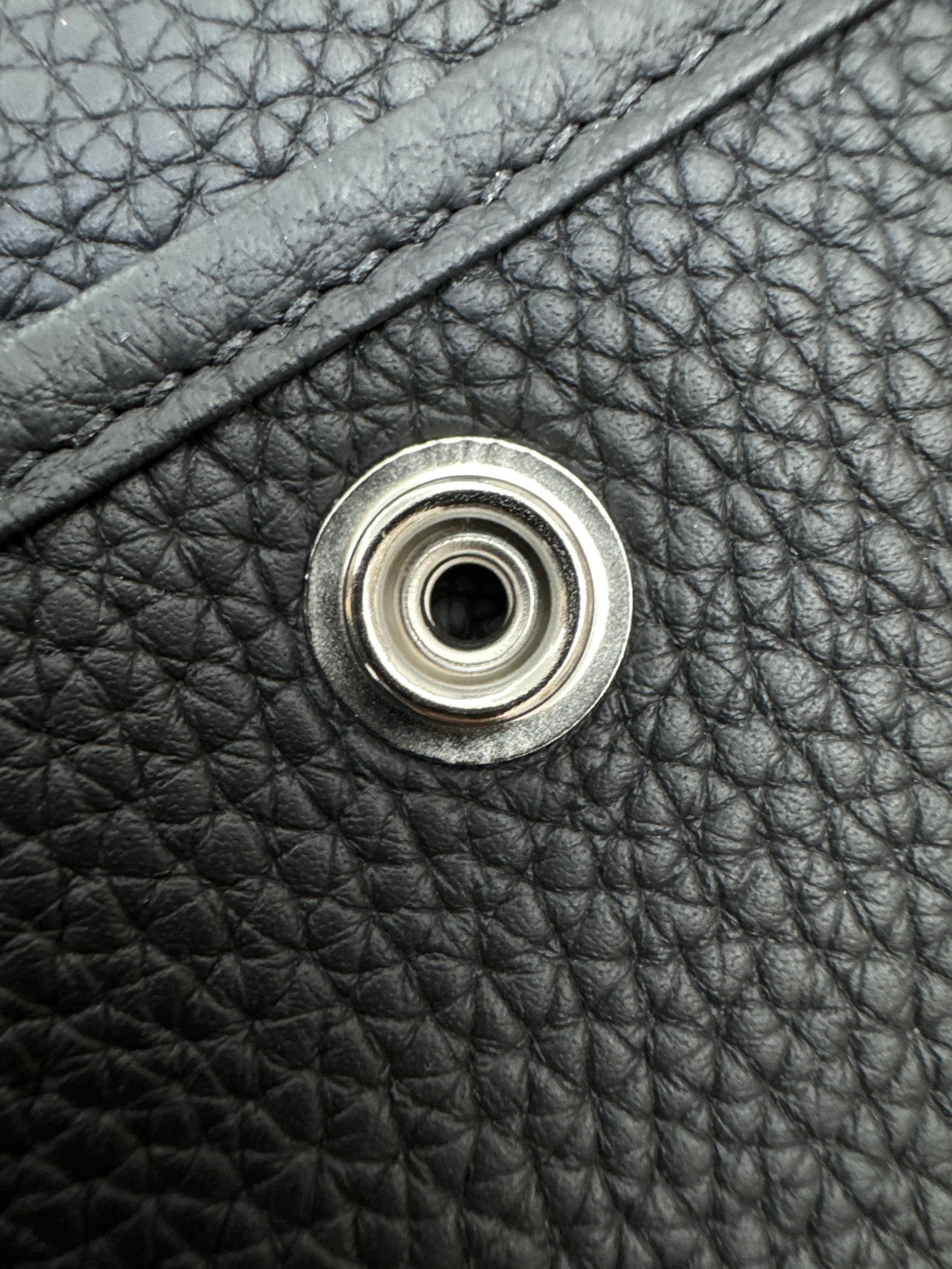 HERMES Evelyne23 黑銀 TC