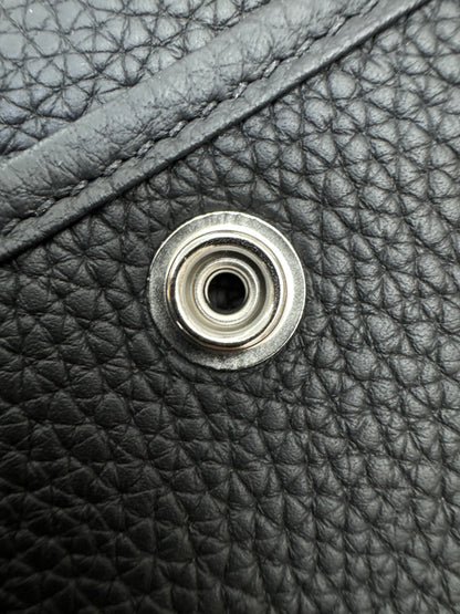 HERMES Evelyne23 黑銀 TC