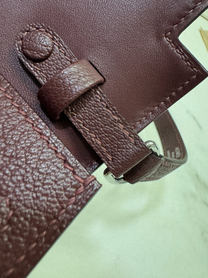 HERMES Kelly Elan 山羊皮 愛馬仕紅 Rough H PHW