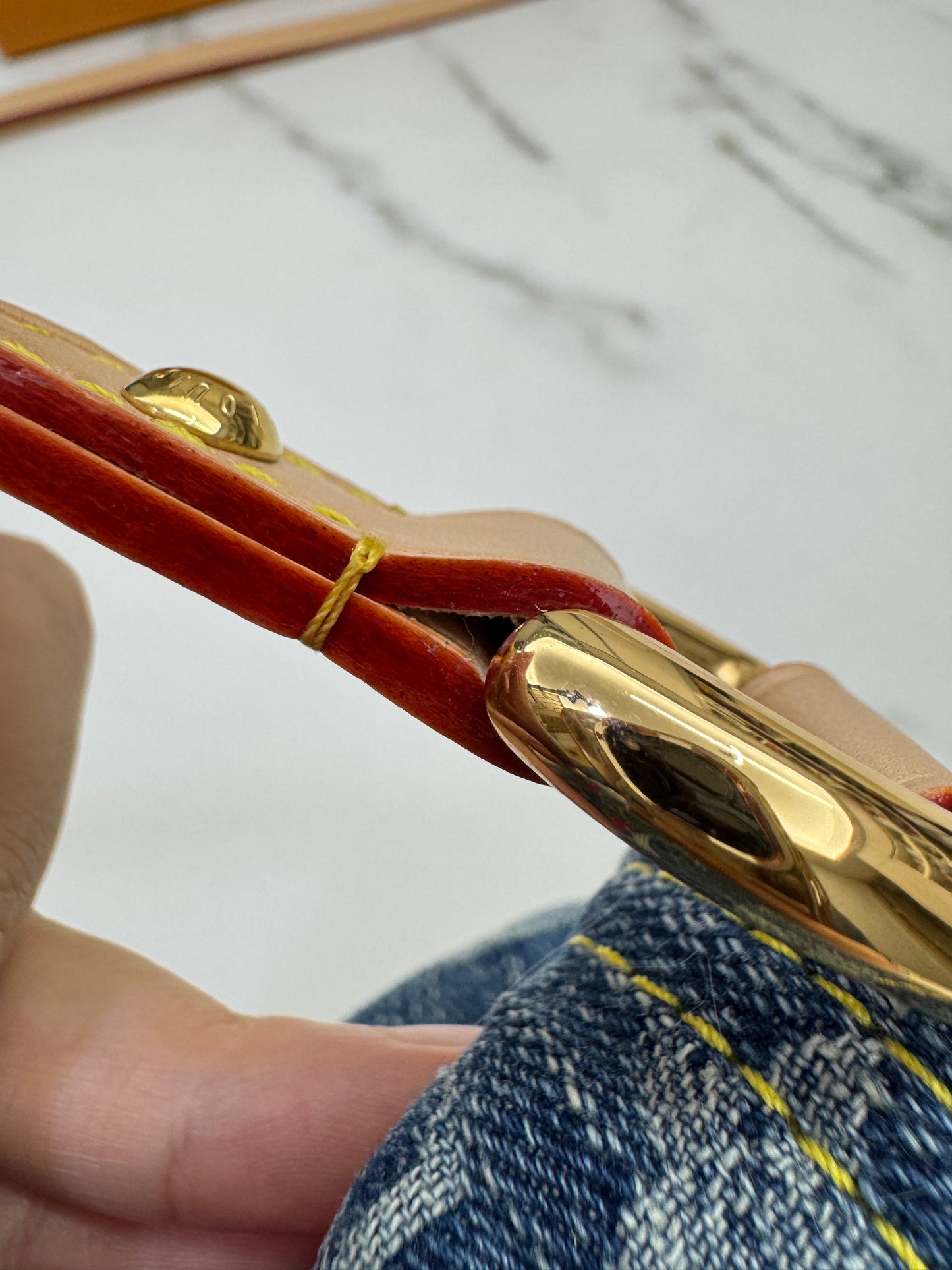 LV X TM Sunset Cherry Denim
