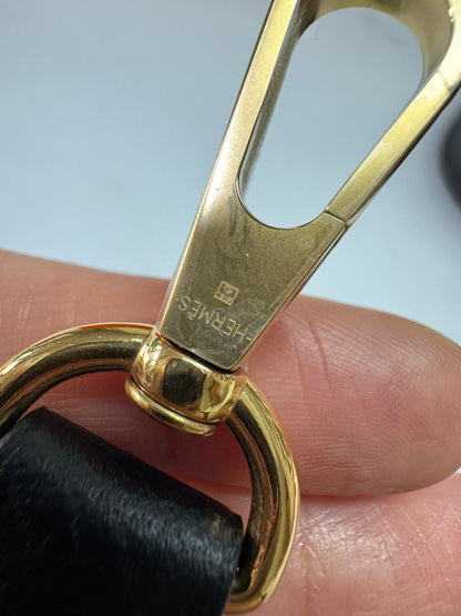 HERMES Mini Evelyn Noir GHW