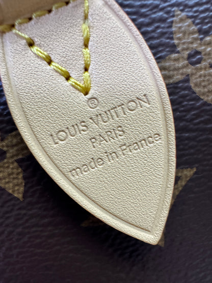 LV Speedy 20 粉橙色肩帶