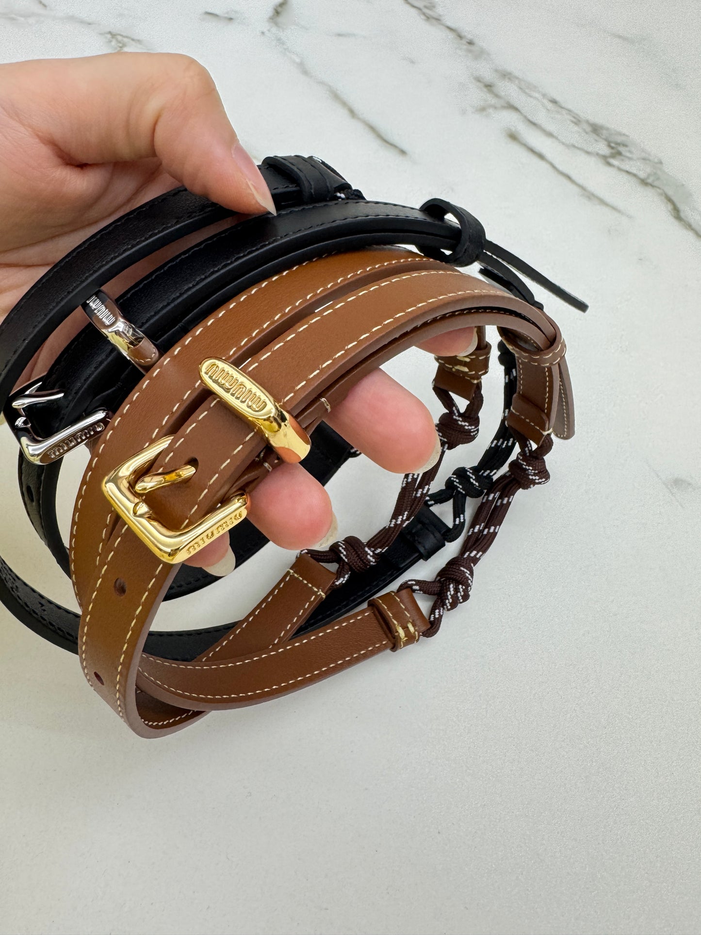 MIU MIU 皮帶1.8cm