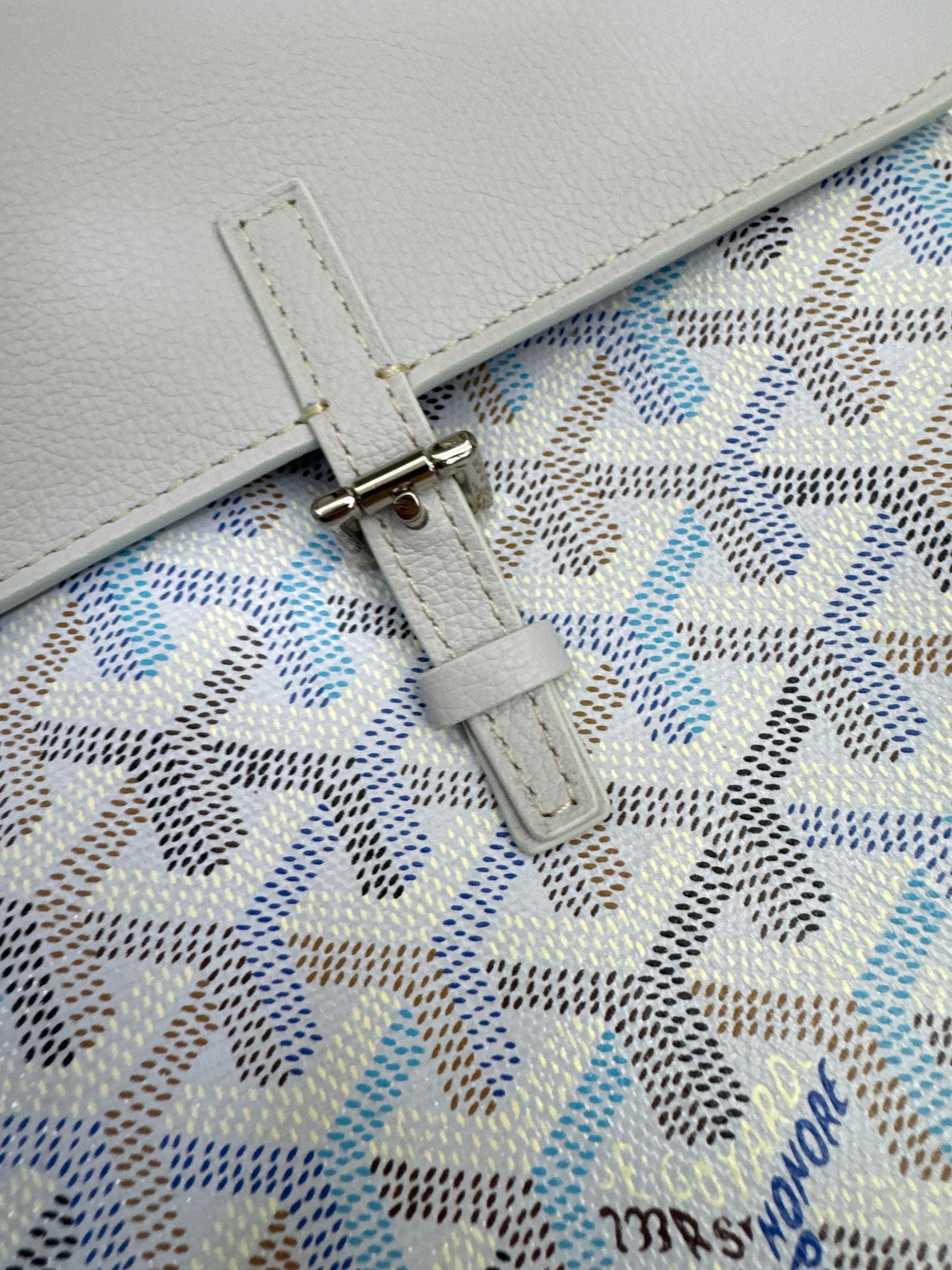 GOYARD 冰川藍 Mini Alpin Backpack Polar Blue