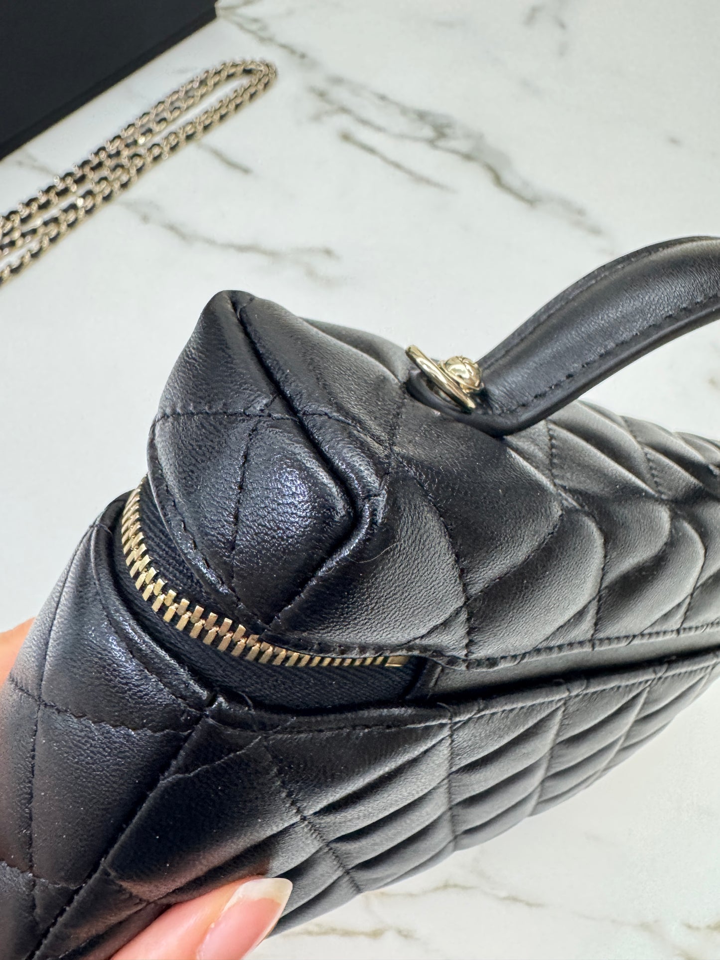 CHANEL LP盒子包 羊皮