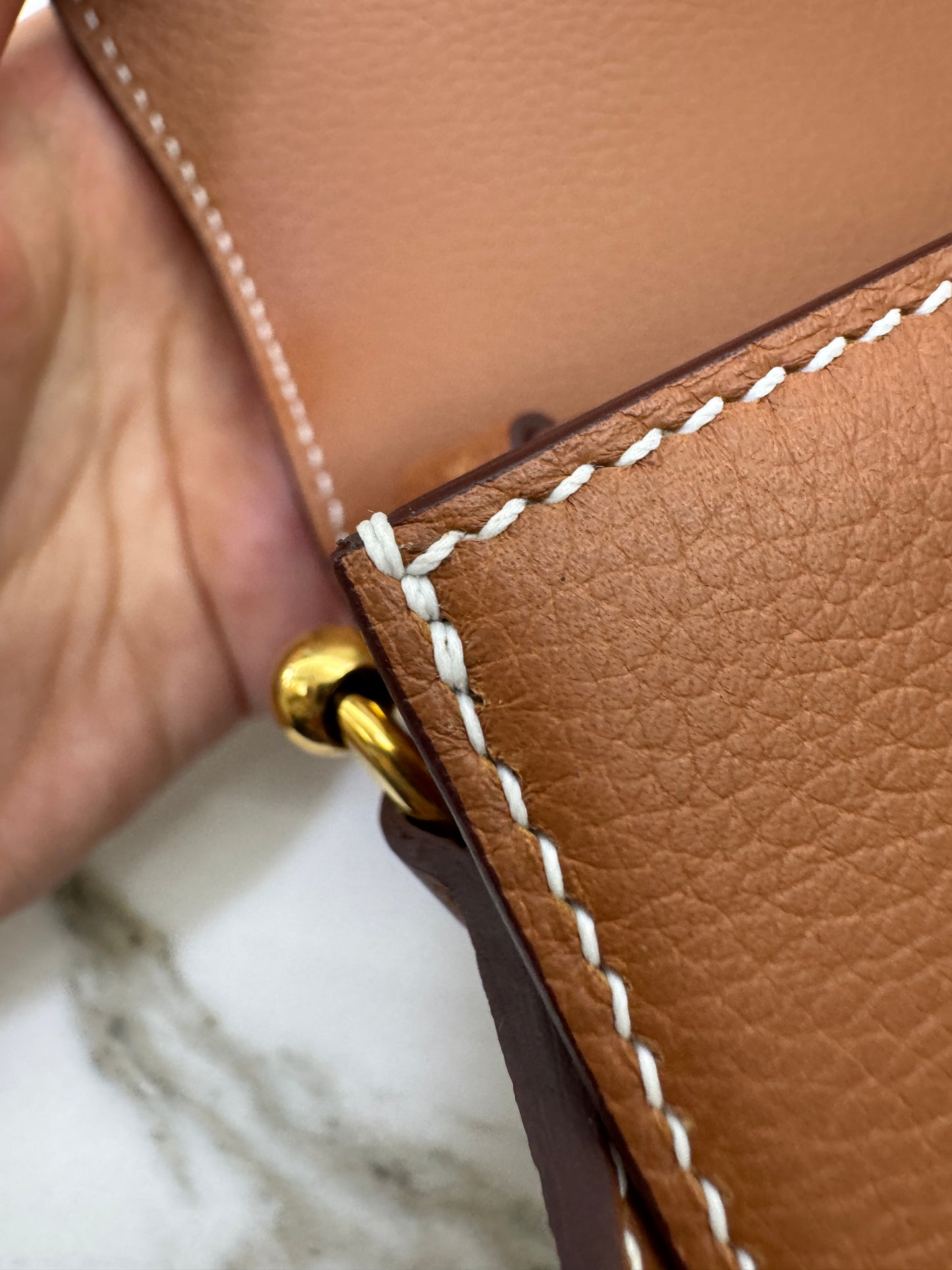 HERMES Mini Roulis Gold Evercolor GHW