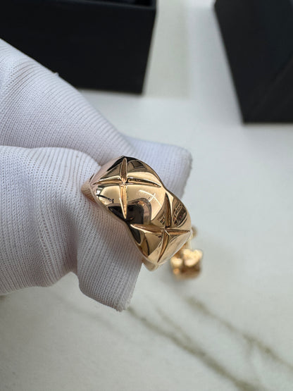 CHANEL Coco Crush 玫瑰金耳環