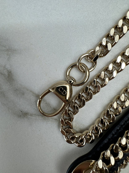 DIOR Mini Lady Dior 黑色羊皮