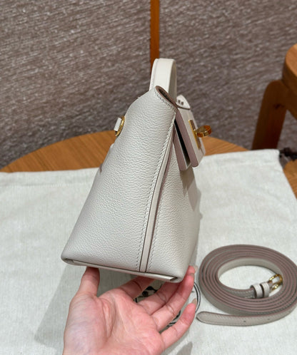 HERMES 2424 冰川白金扣 evercolor