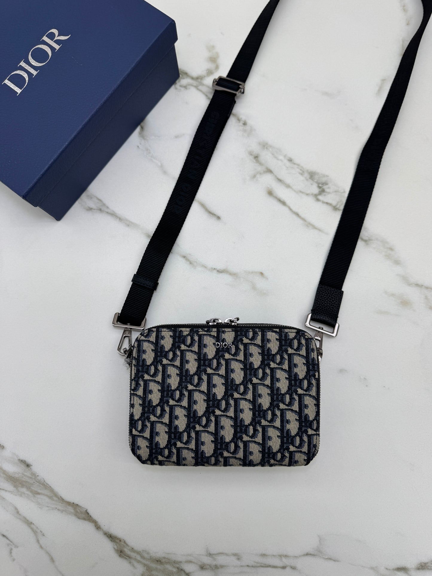 DIOR Zipped Pouch with Strap