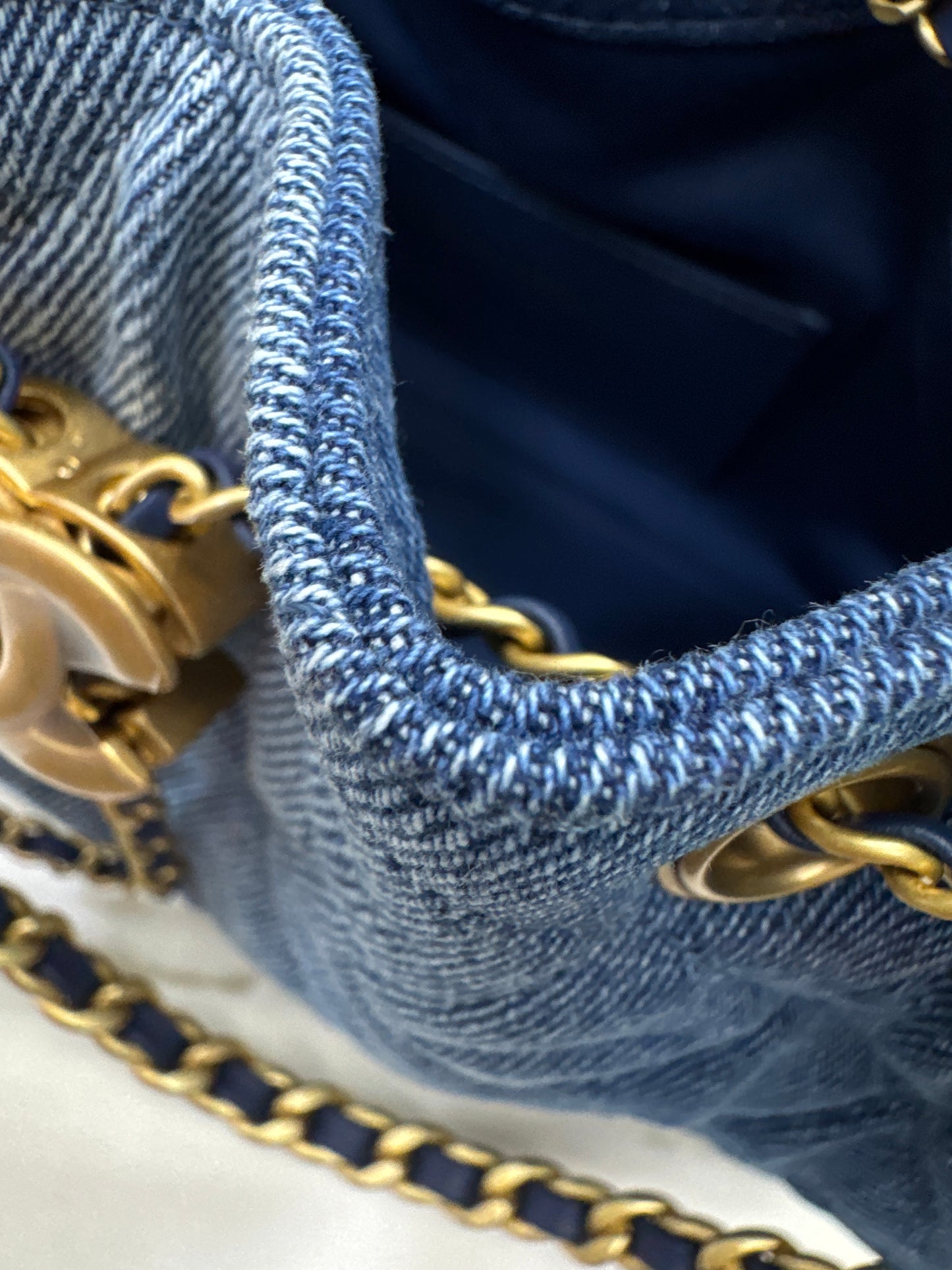 CHANEL Mini 25 Bag 藍牛仔