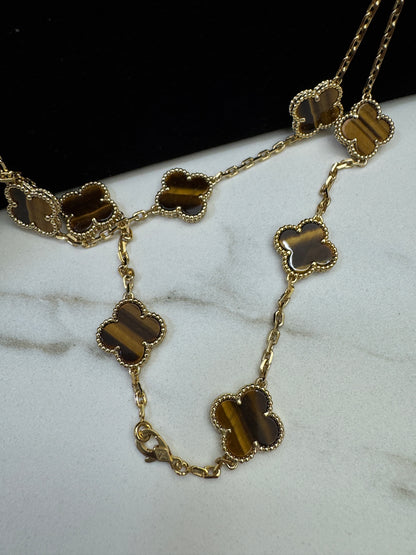 VCA Vintage Alhambra 20 Motif 20花虎眼石