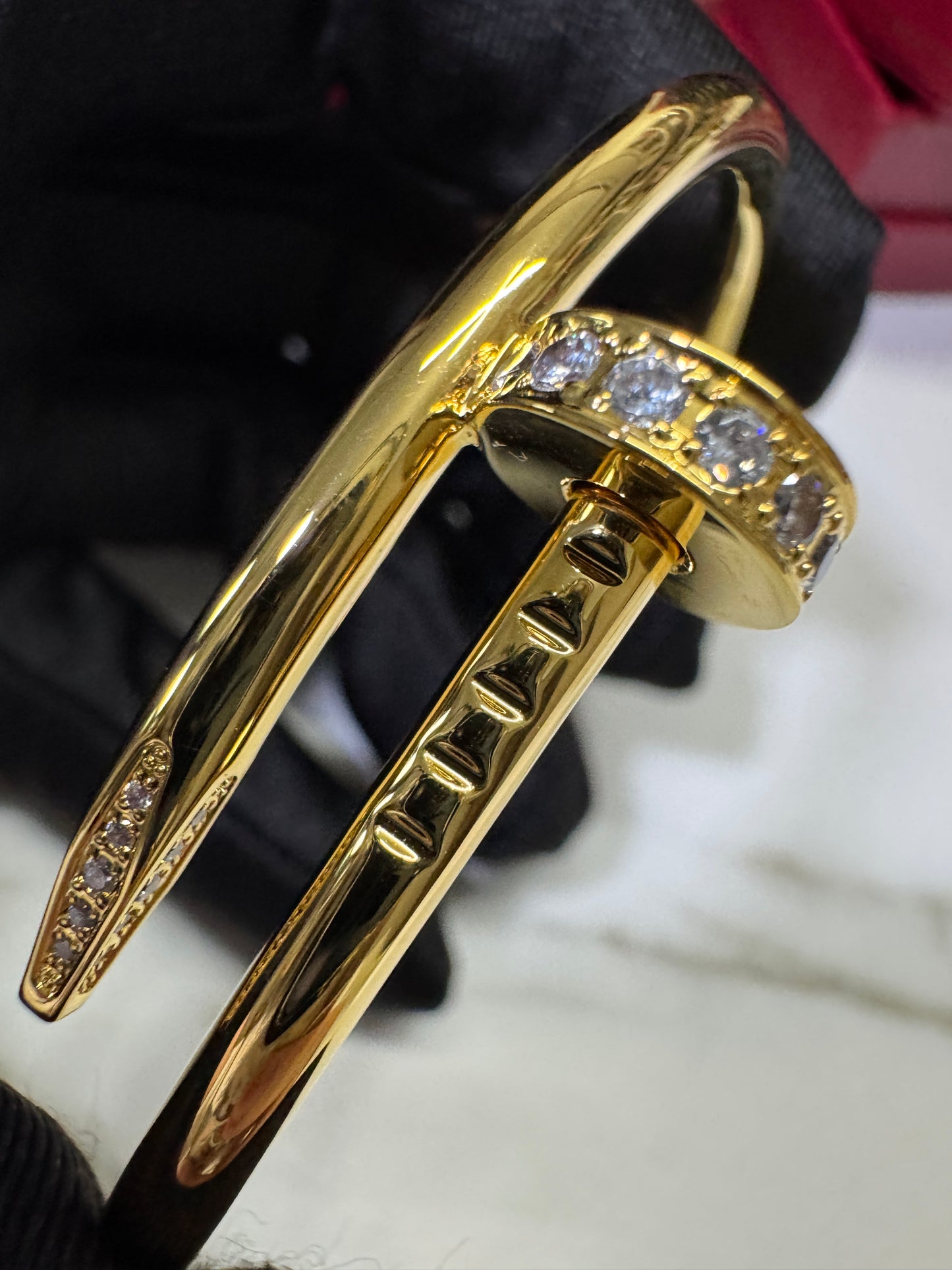 CARTIER Juste un Clou 釘子手鐲 金色粗版