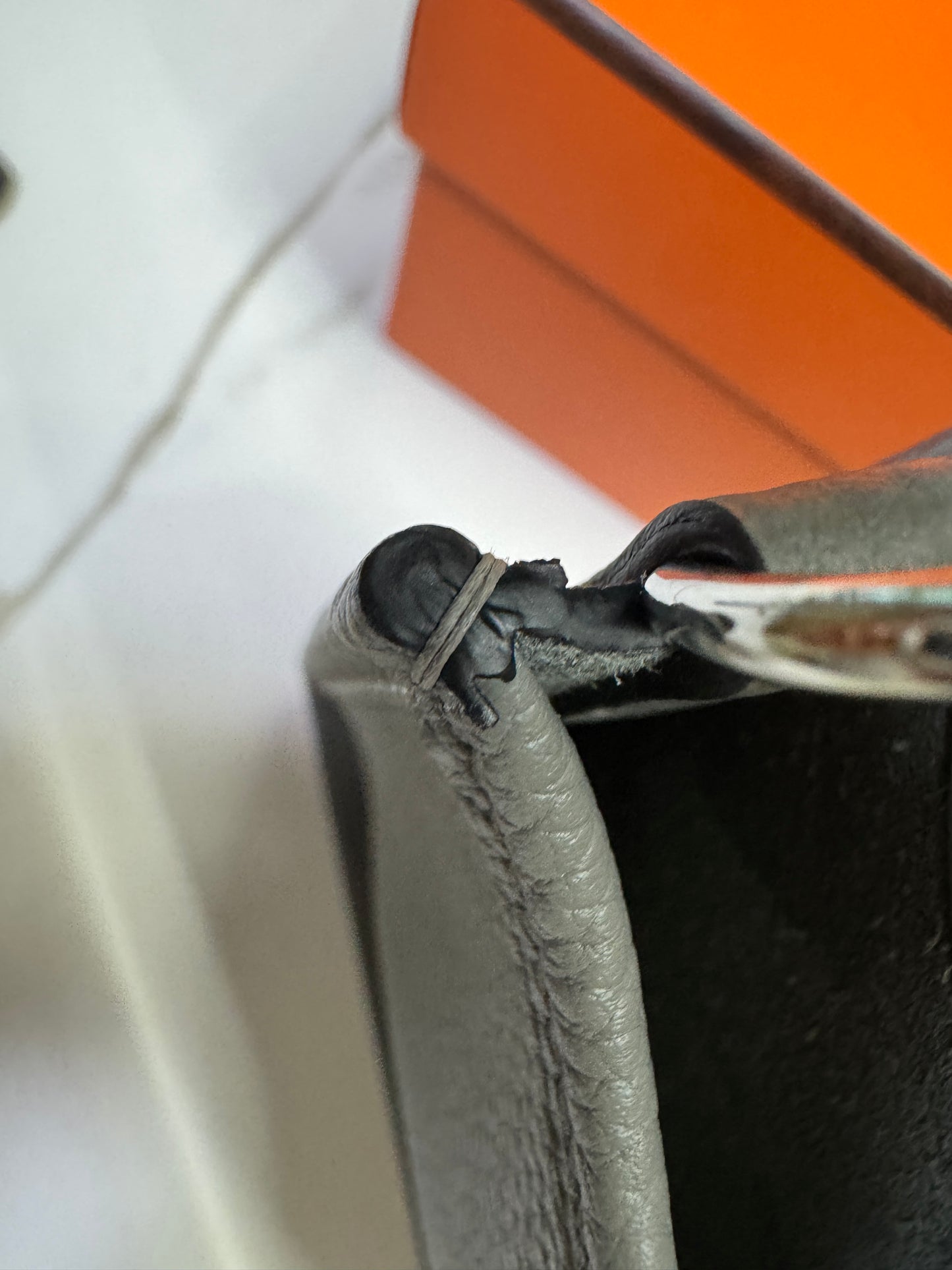 HERMES Mini Evelyn 積雨雲灰 0L Gris Meyer TC 銀扣PHW