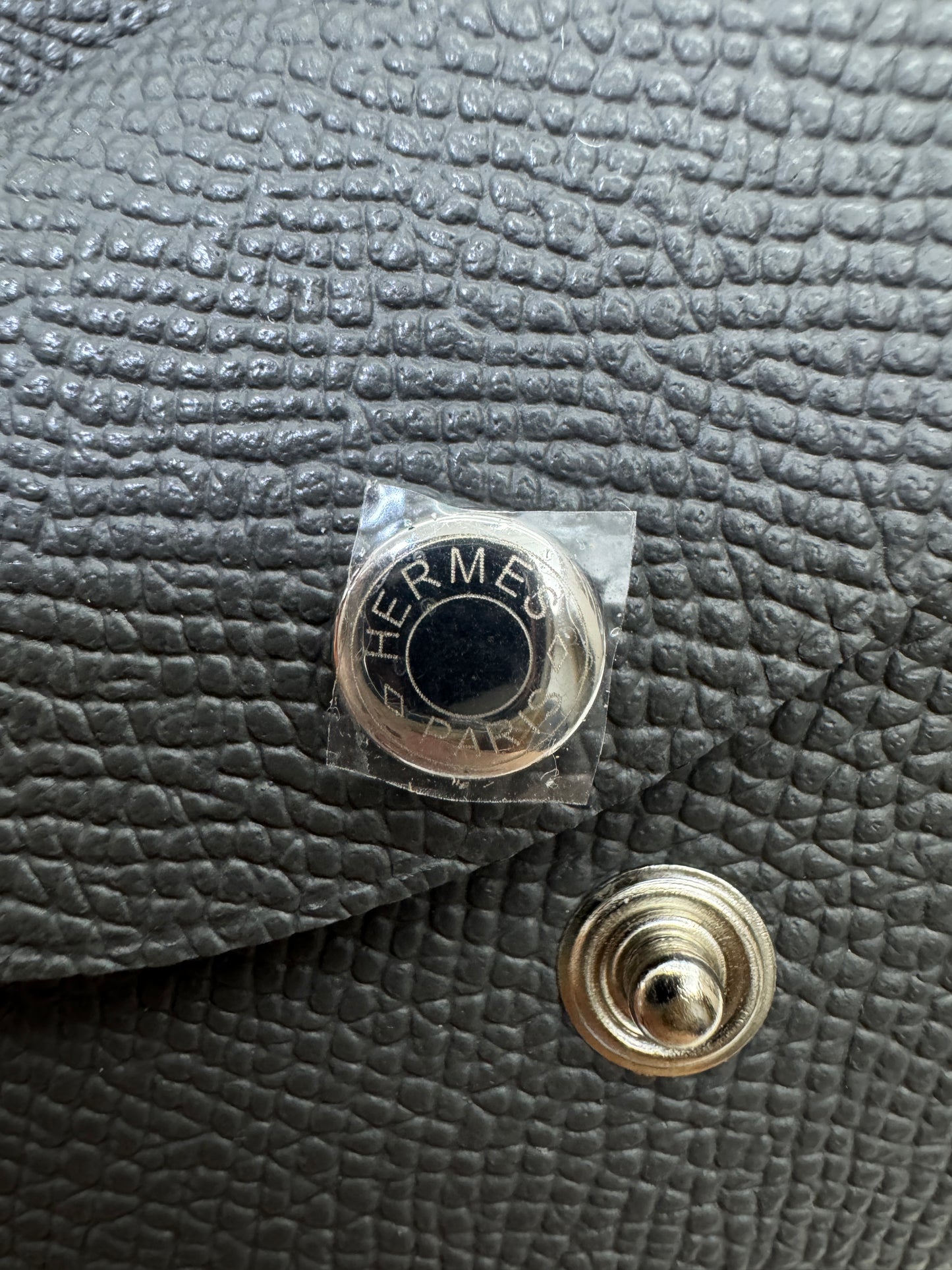 HERMES Calvi Duo 石板灰 Epsom 85 Ardoise