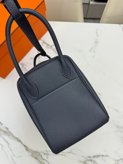 HERMES Lindy 30 石墨灰銀扣 TC 88 Graphite PHW