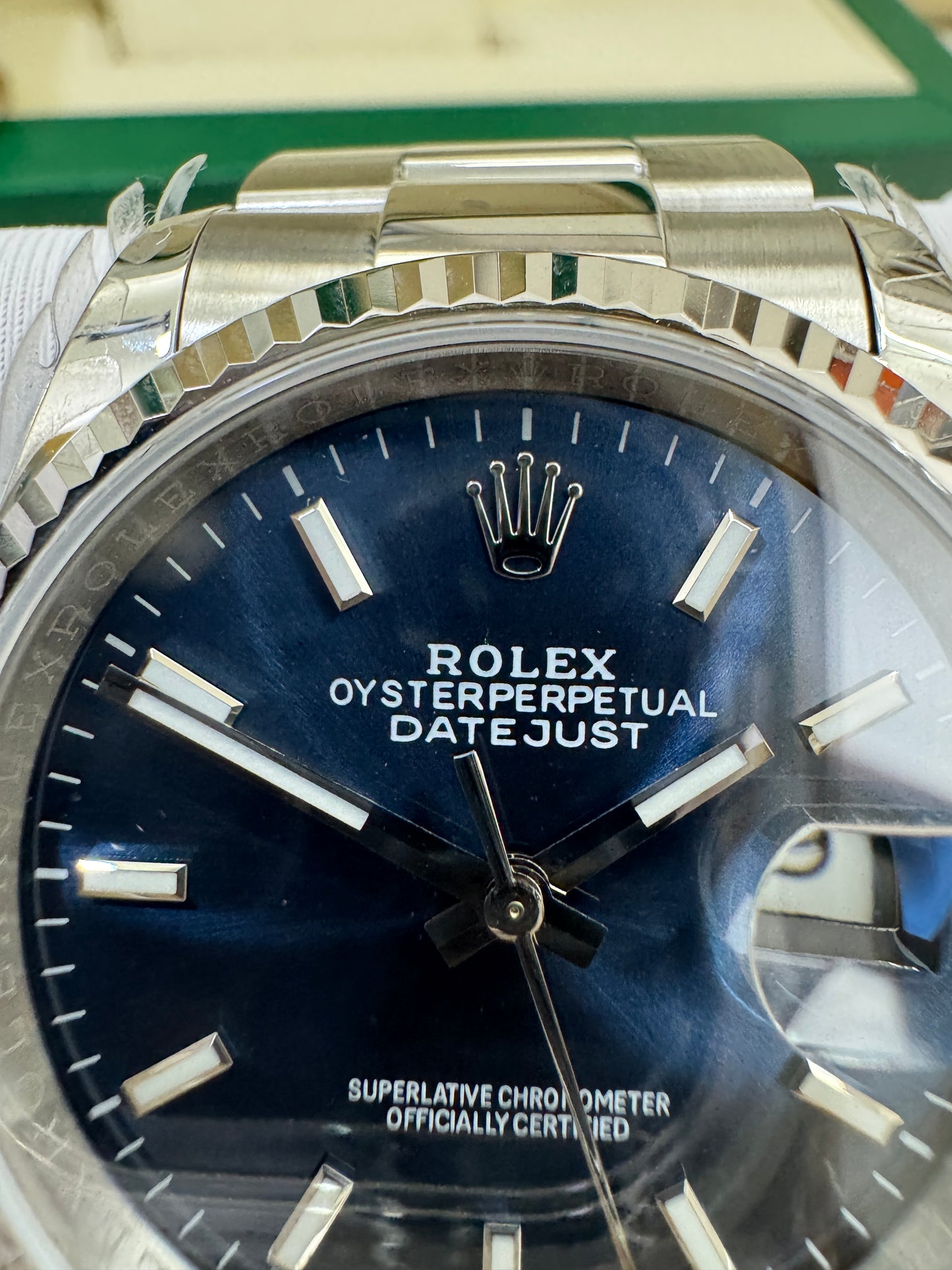 ROLEX Datejust 36mm 太陽圈藍盤 M126234