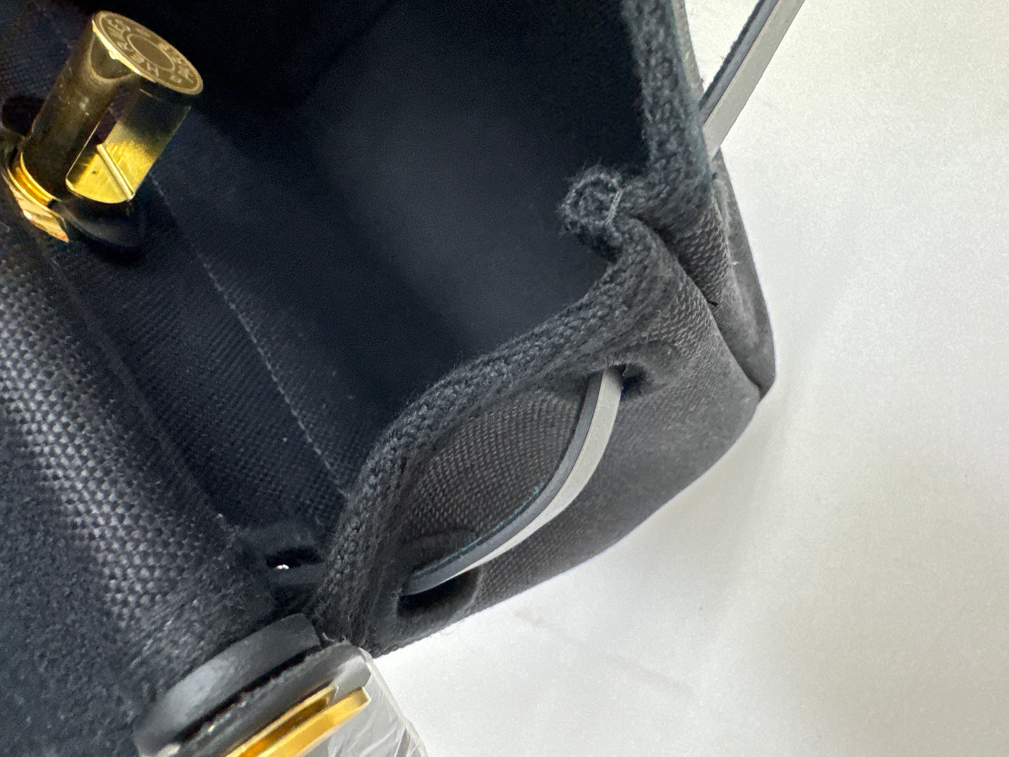 HERMES Mini Herbag 黑金