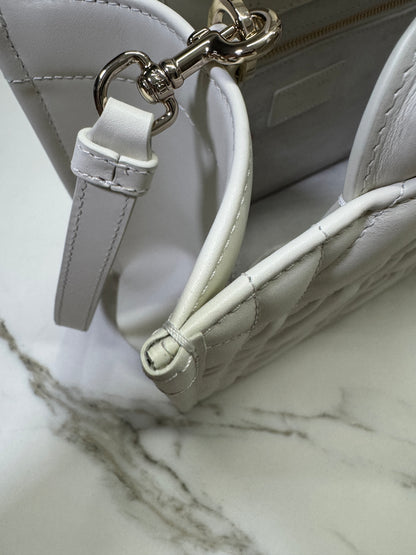 DIOR 全皮 Book Tote 奶白色小號