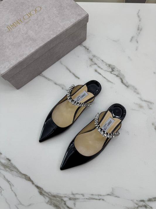 JIMMY CHOO Bling Flat 漆皮