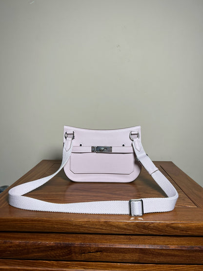 HERMES Mini Jypsiere 夢幻紫 銀扣￼evercolour