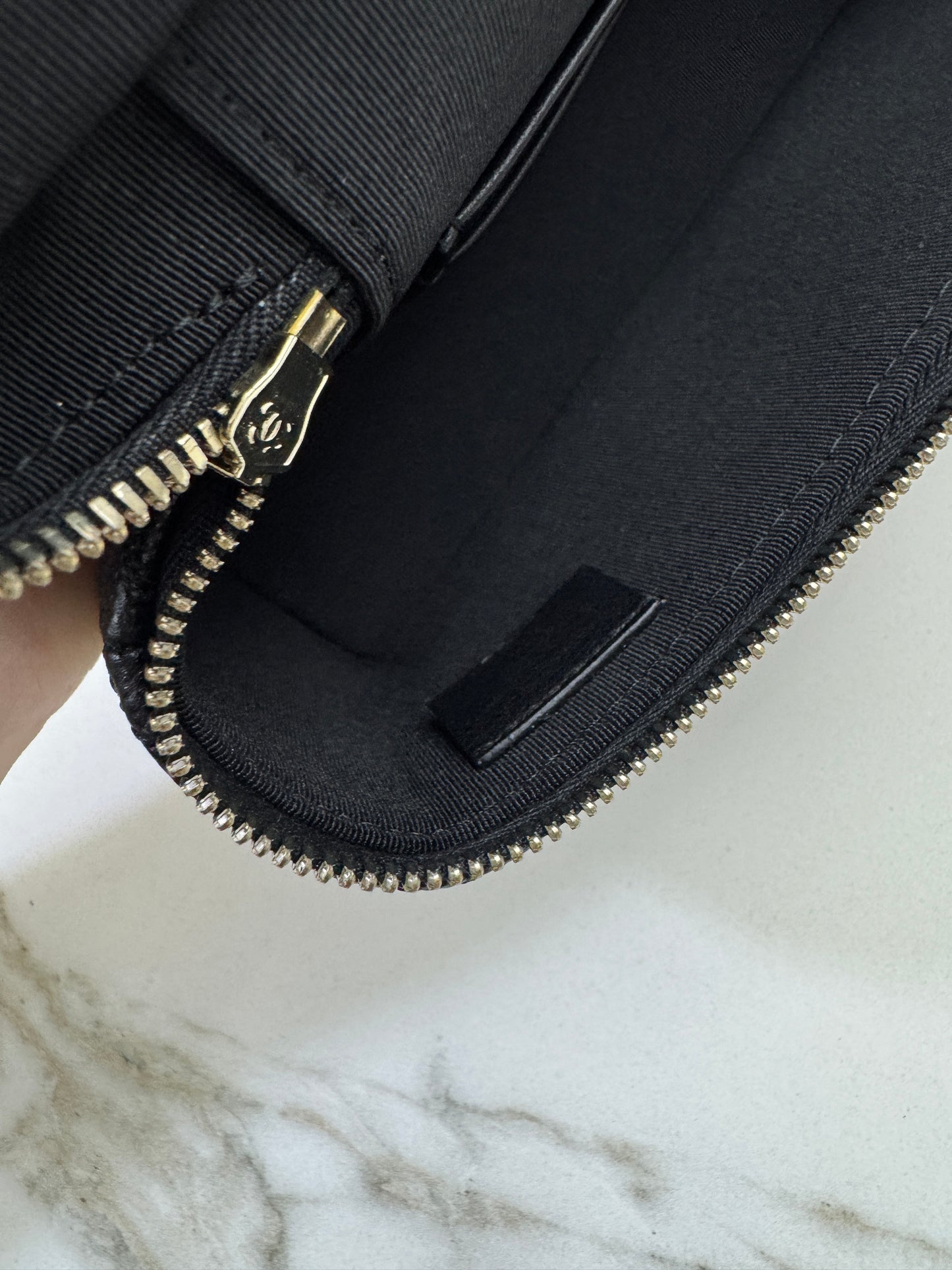 CHANEL 25P 拉絲金扣 LP盒子包