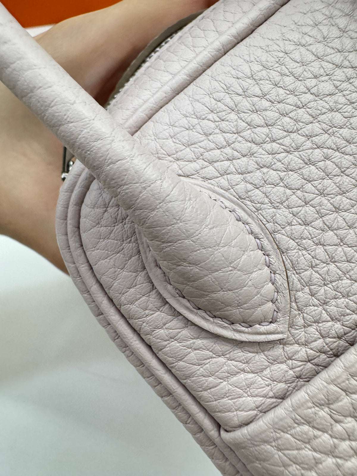 HERMES Mini Lindy 夢幻紫銀扣