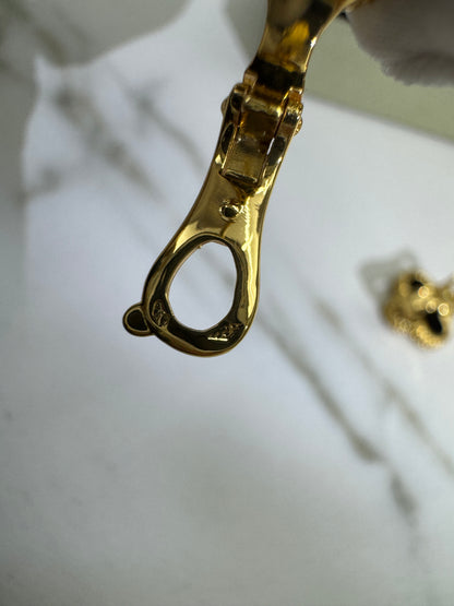 VCA Vintage Alhambra Earrings 黑玉髓