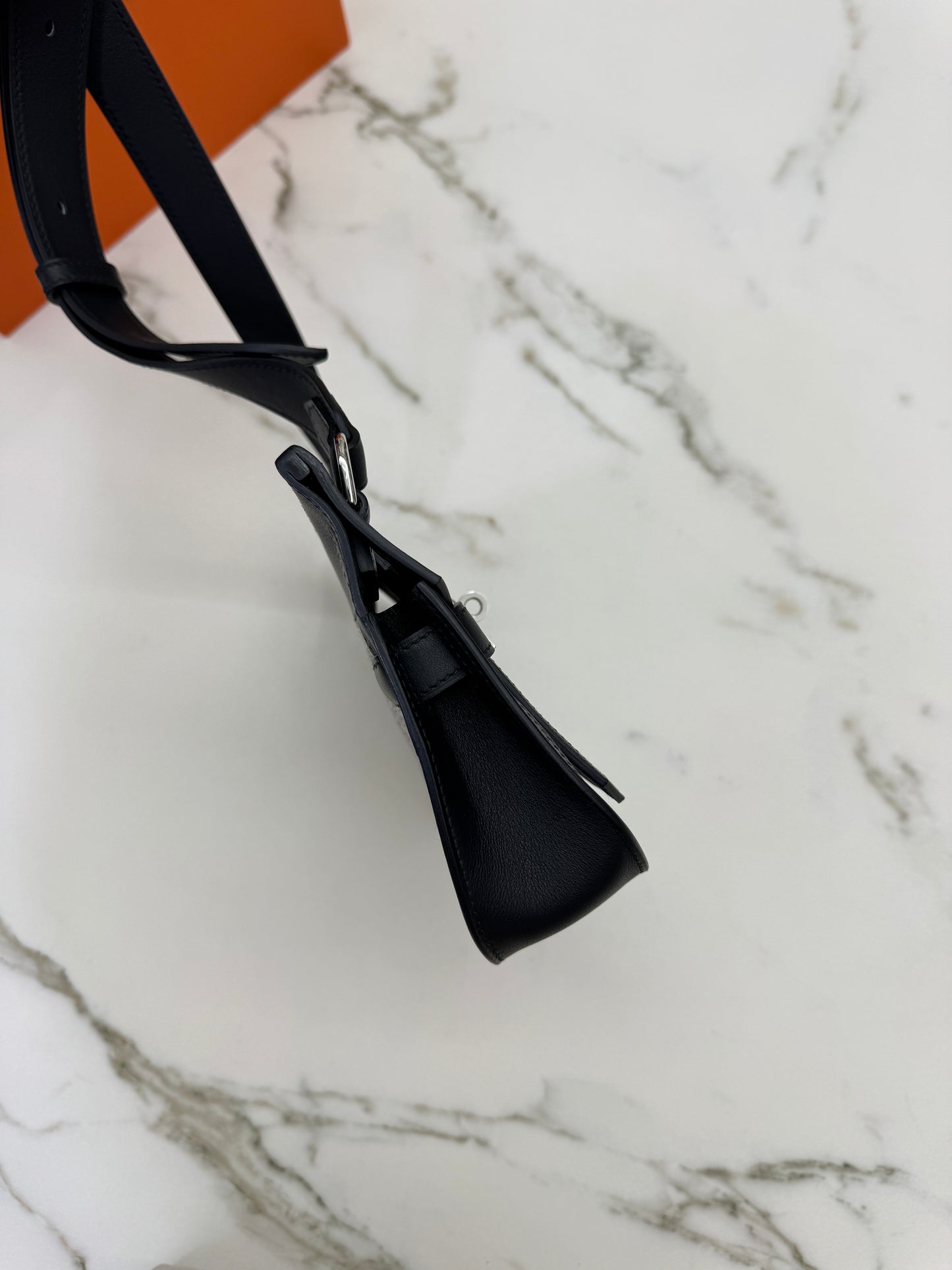 HERMES Mini Jypsiere 熊貓帆布 Swift/ Canvas