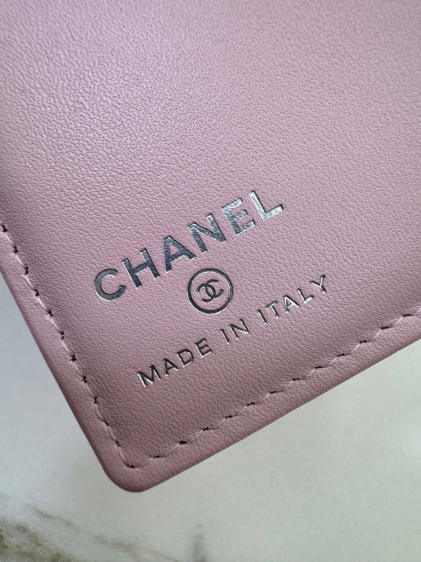 CHANEL Passport Holder 粉紅色