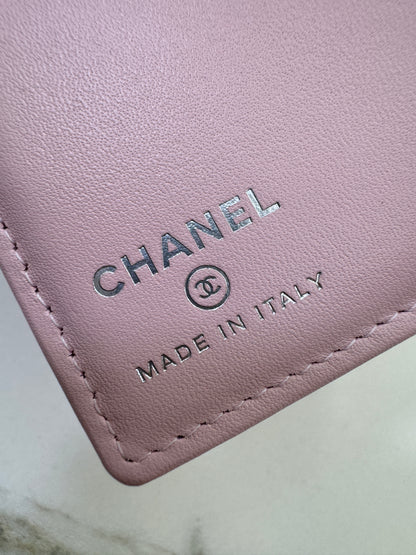 CHANEL Passport Holder 粉紅色