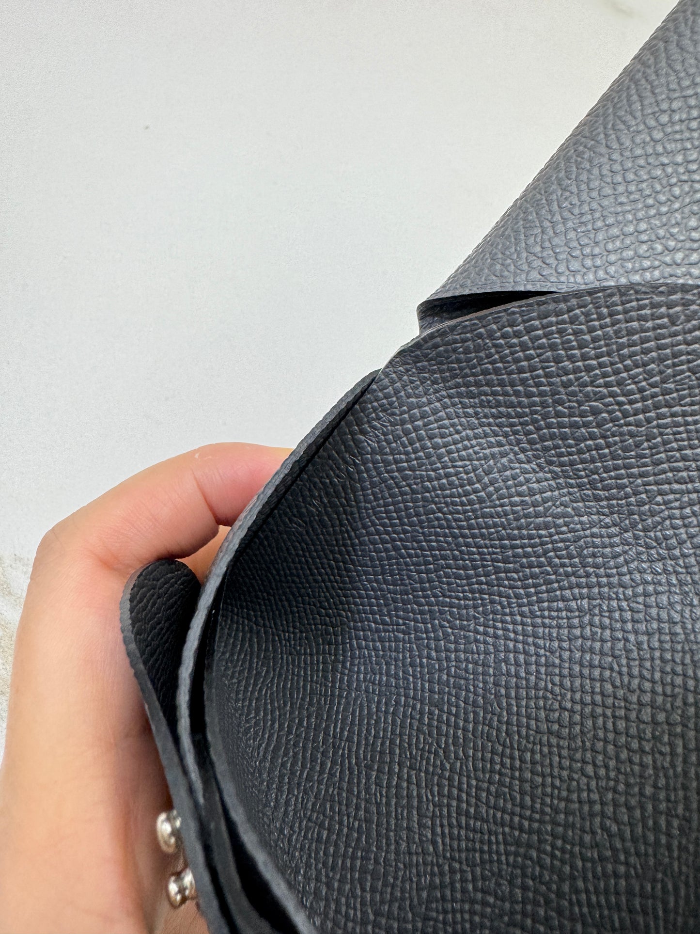 HERMES Calvi Duo 石板灰 Epsom 85 Ardoise