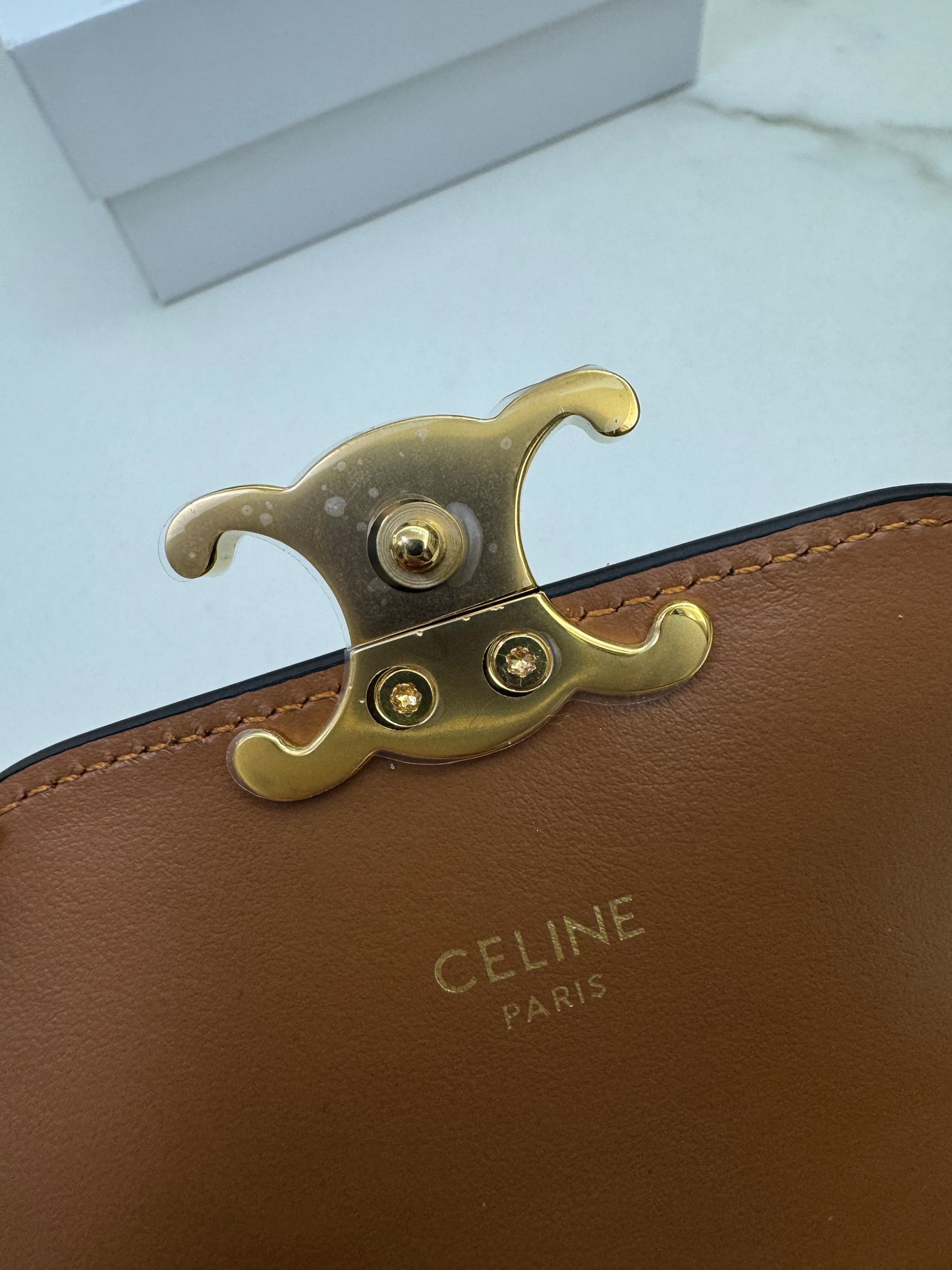 CELINE Triomphe 老花帆布 Cardholder