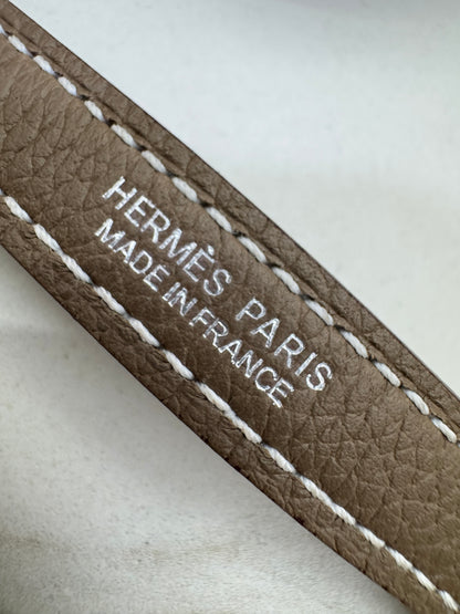 HERMES Kelly Danse 大象灰銀扣 Etoupe PHW